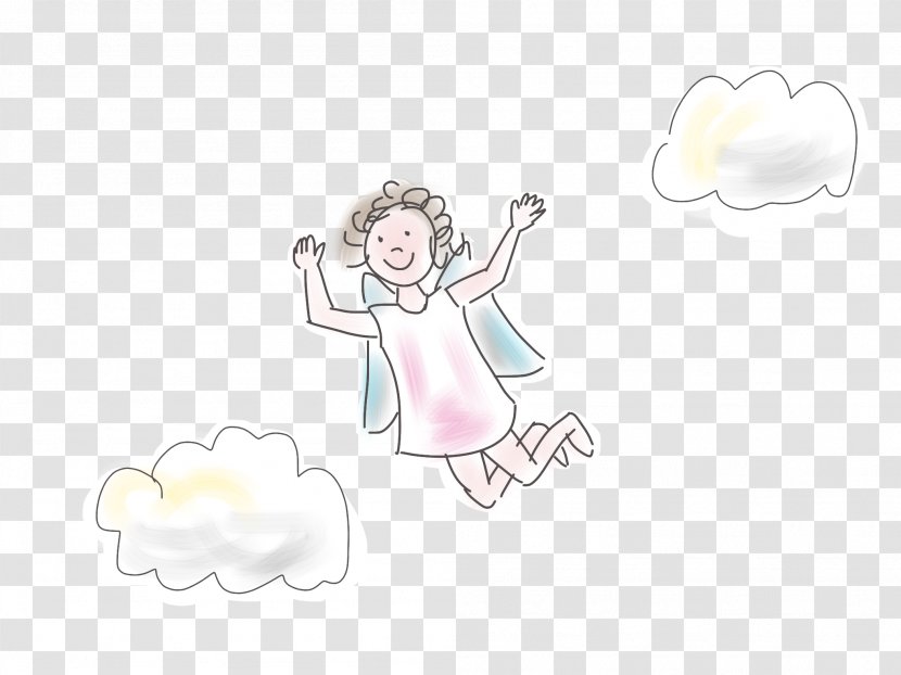 Child Partaayy Drawing /m/02csf June - Watercolor - Angel Transparent PNG