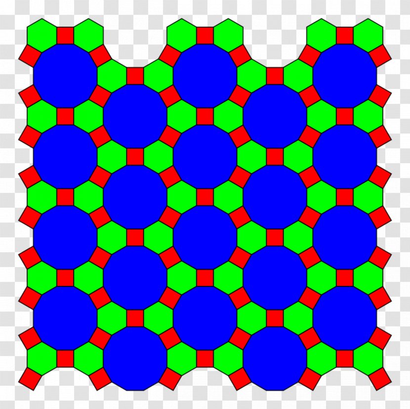 Uniform Tiling Tessellation Euclidean Tilings By Convex Regular Polygons Truncated Trihexagonal - Rhombitrihexagonal - Face Transparent PNG