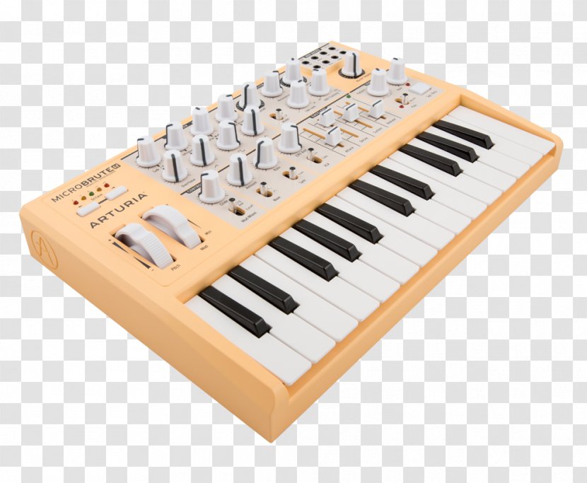Oberheim OB-Xa Arturia MiniBrute Analog Synthesizer Musical Keyboard - Frame - Instruments Transparent PNG