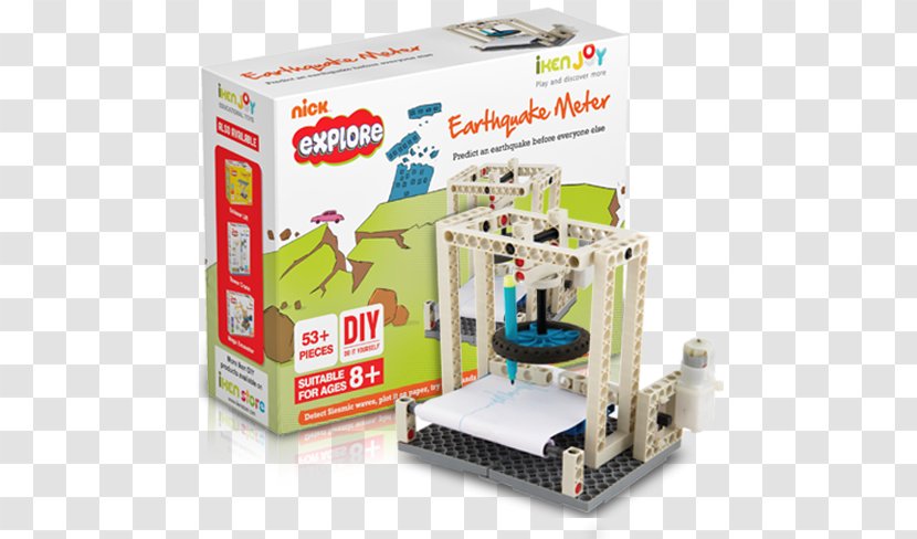 Car Iken Joy Archimedes Pump Earthquake Meter Electronics Product - Toy - Sign Kit Transparent PNG