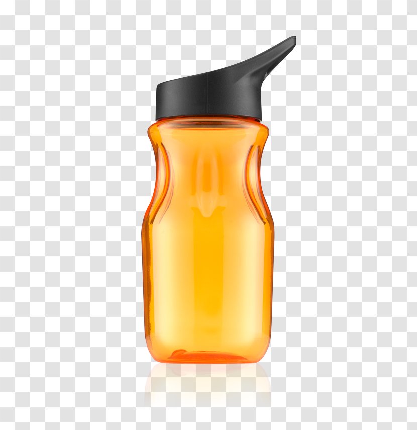 Water Bottles Glass Product Design - Orange - Tourism Promotion Transparent PNG