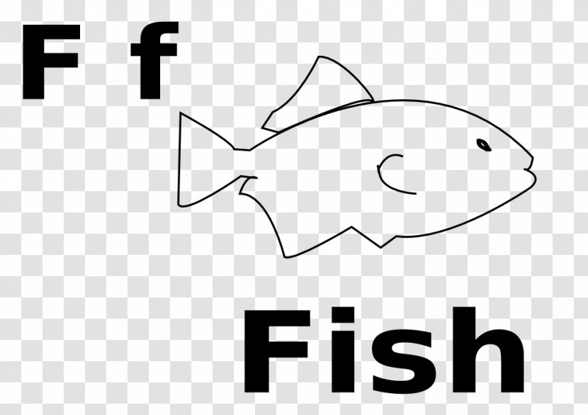 Fish Clip Art - Diagram - Black And White Images Transparent PNG