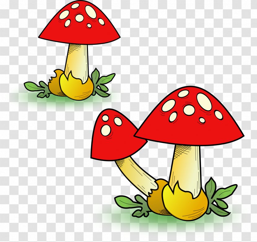 Edible Mushroom Morchella Common Clip Art - Fungus - Red Group Transparent PNG