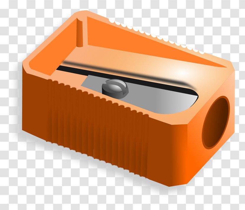 Pencil Sharpeners Drawing Clip Art - Rectangle - Eraser Transparent PNG