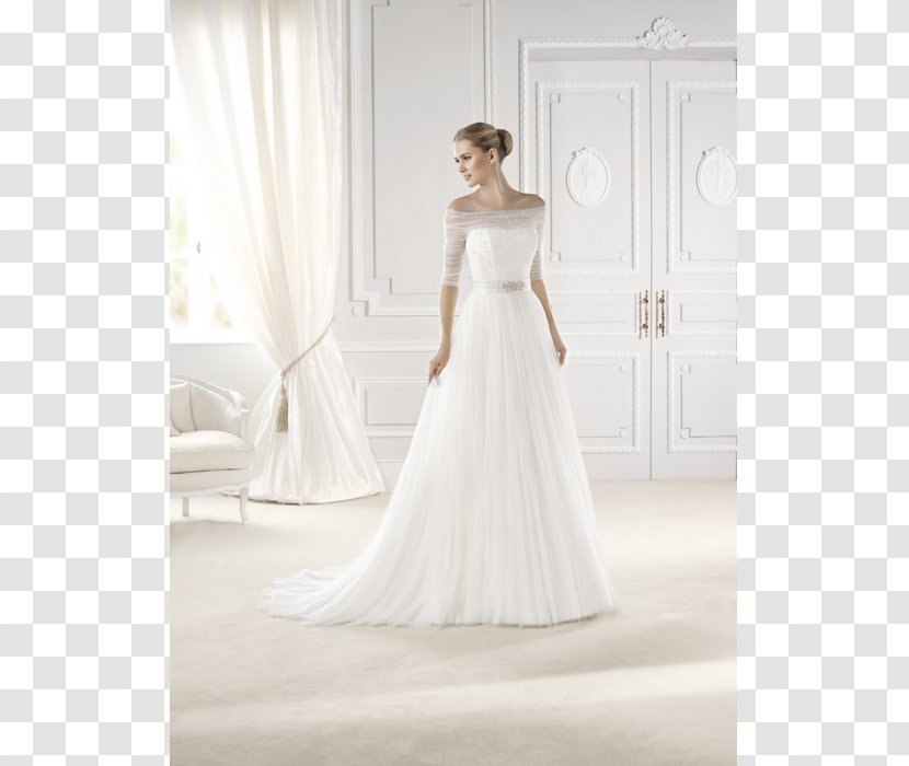 Wedding Dress Sleeve Bride Neckline Transparent PNG