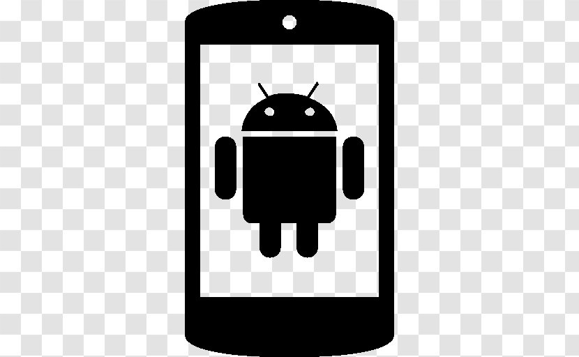 Android Mobile Phones Smartphone - Silhouette Transparent PNG