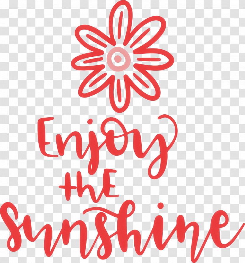 Sunshine Enjoy The Sunshine Transparent PNG