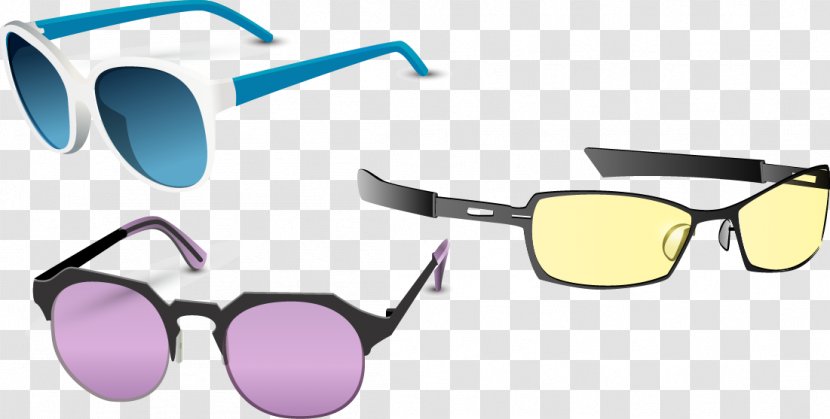 Goggles Sunglasses - Mirror - Vector Glasses Transparent PNG