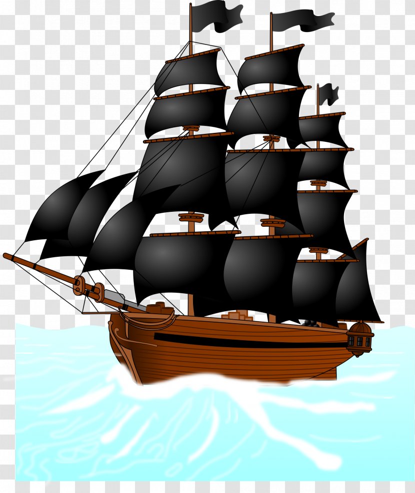 Ship Piracy Clip Art - Public Domain - Boat Transparent PNG
