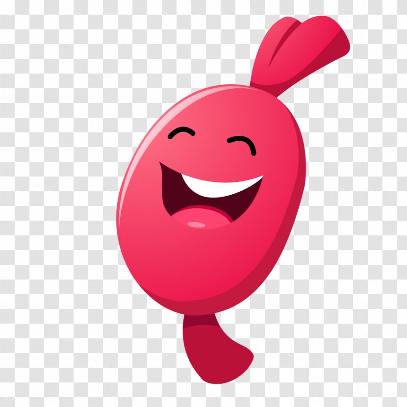 Red Cartoon - Emotion - Smiley Candy Transparent PNG