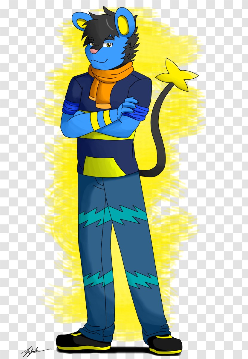 Fiction Animated Cartoon Character - Standing - Luxio Fanart Transparent PNG
