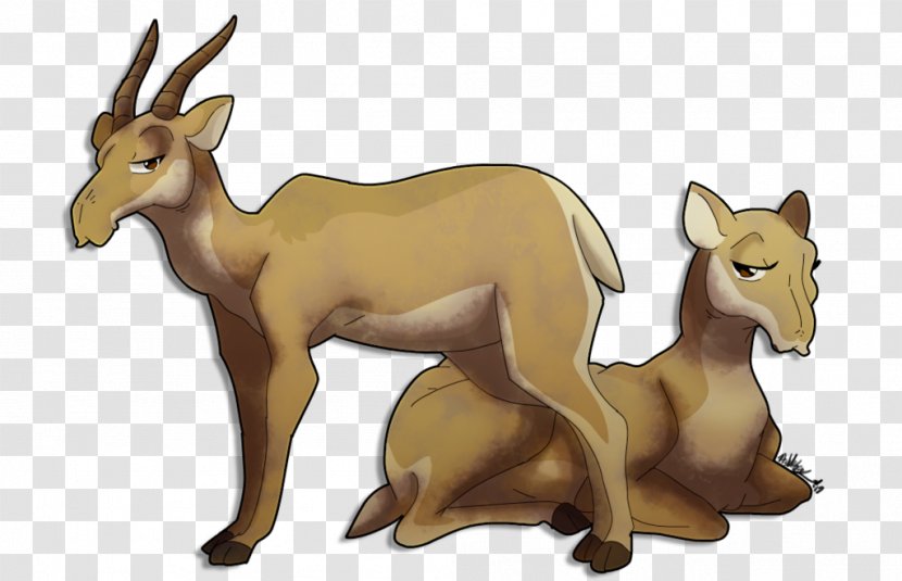 Saiga Antelope Drawing Reindeer - Horse - Deer Transparent PNG