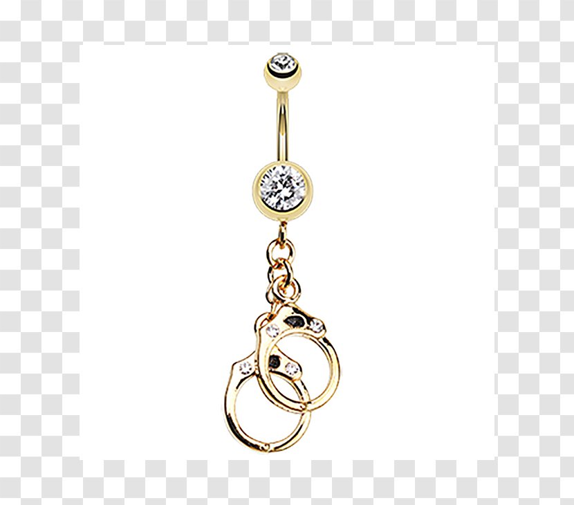 Earring Navel Piercing Body Jewellery Transparent PNG