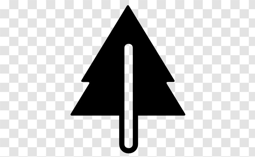 Tree Pine Line Shape Triangle Transparent PNG