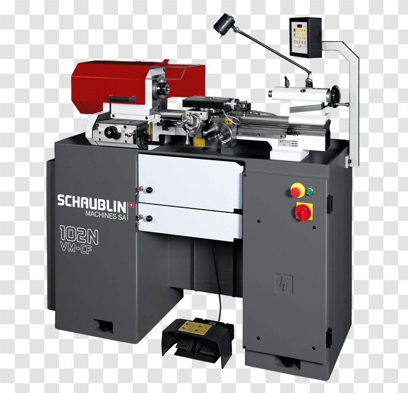 Lathe Machine Tool Computer Numerical Control Turning Spindle - Milling - Integrated Transparent PNG