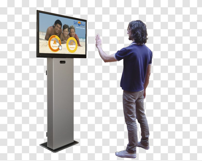 Interactive Kiosks Totem Multimediale Display Device Touchscreen - Standing - Createjs Transparent PNG