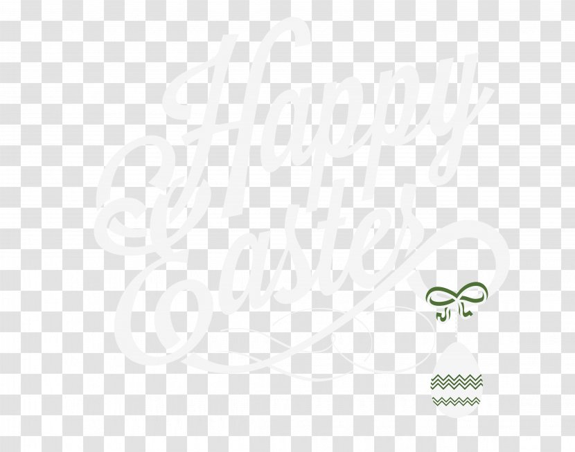 White Brand Pattern - Exquisite Easter Font Vector Transparent PNG