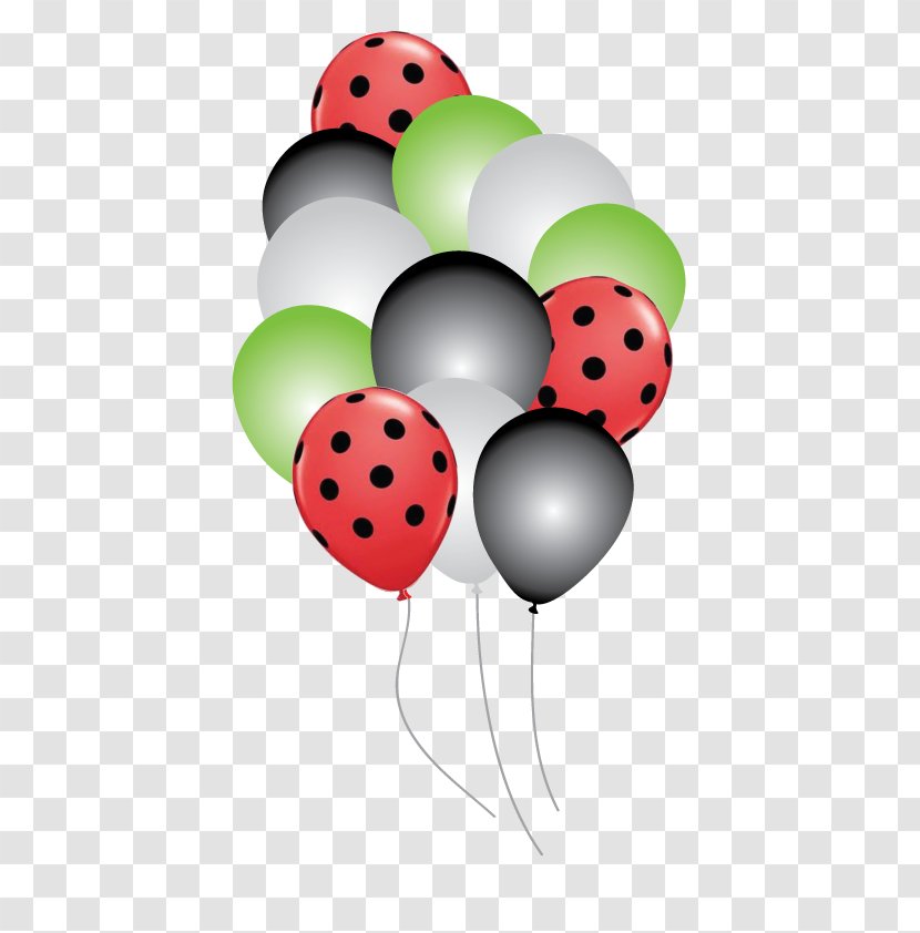 Balloon Party Ladybird Beetle Natural Rubber Latex - Fruit - Gold Birthday FoilGold Number Transparent PNG