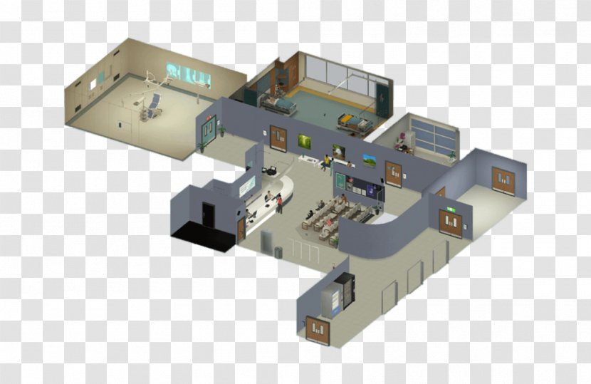 Electronic Component Floor Plan Electronics - Enterprise X Chin Transparent PNG