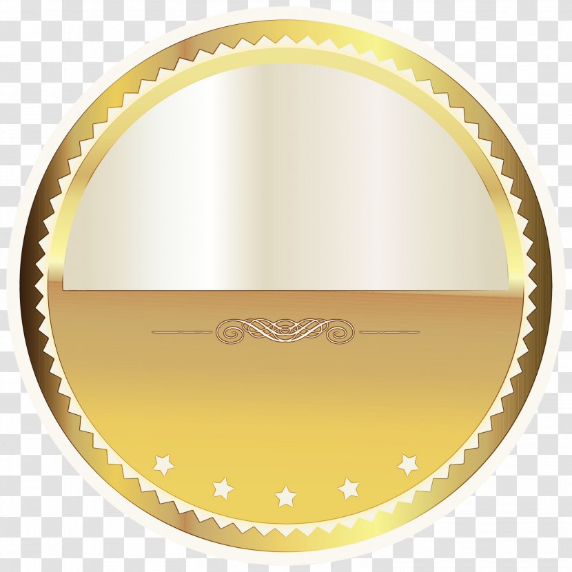 Gold Picture Frames - Plate - Tableware Transparent PNG