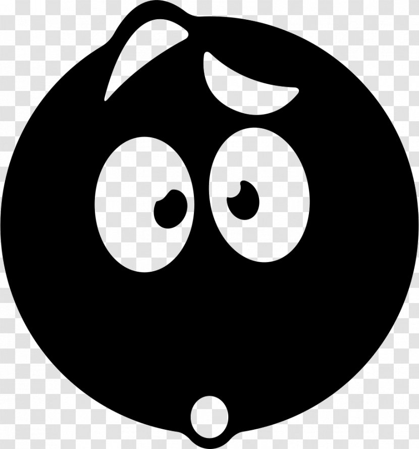 Clip Art Smiley Emoticon - Black Transparent PNG