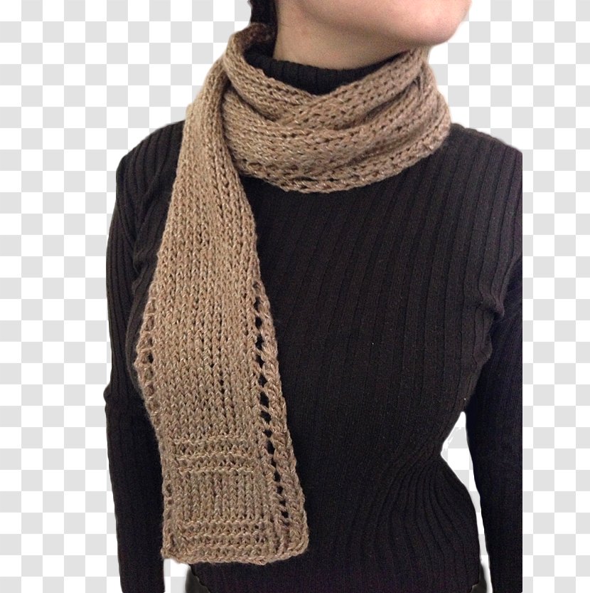 Scarf Shawl Knitting Pattern Lace - Crochet Transparent PNG