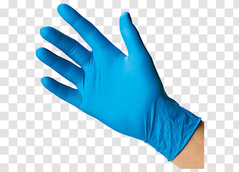 Medical Glove Nitrile Rubber Latex - Disposable - Allergy Transparent PNG