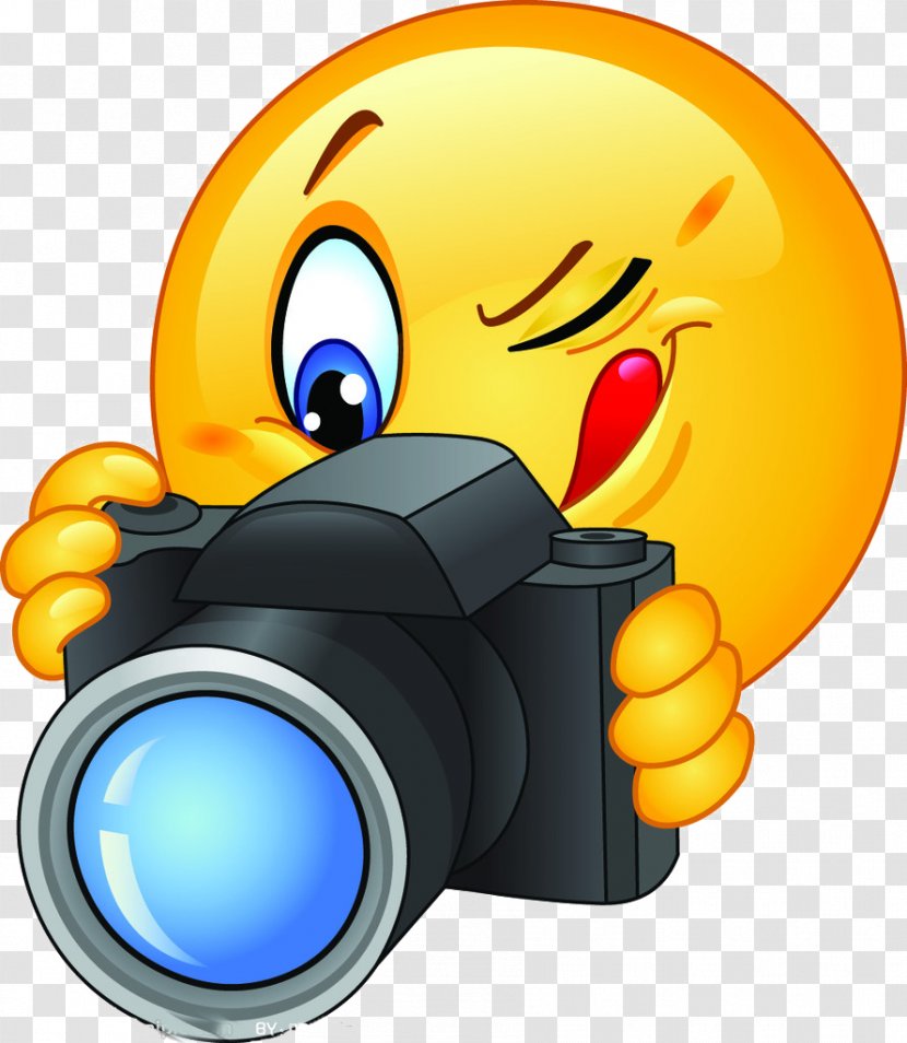 Cartoon Photographer Photography Clip Art - Camera Operator - Yellow Expression Transparent PNG