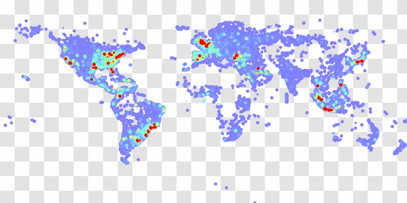 Visualization Heat Map Data Shuttle Radar Topography Mission - Choice Transparent PNG