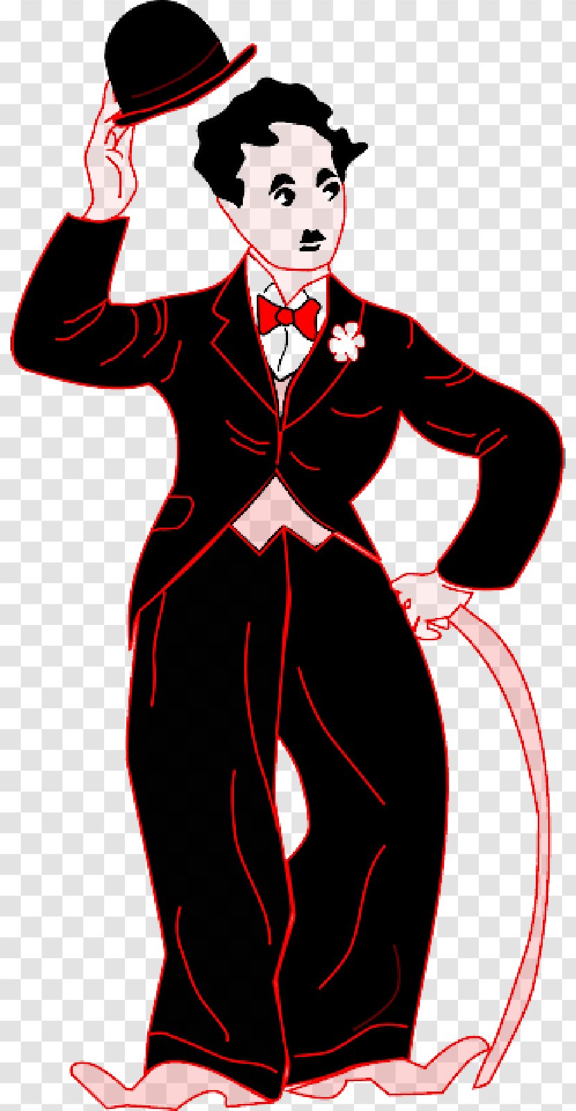 Tramp Silent Illustration Image - Charles Chaplin Jr - Charlie Transparent PNG