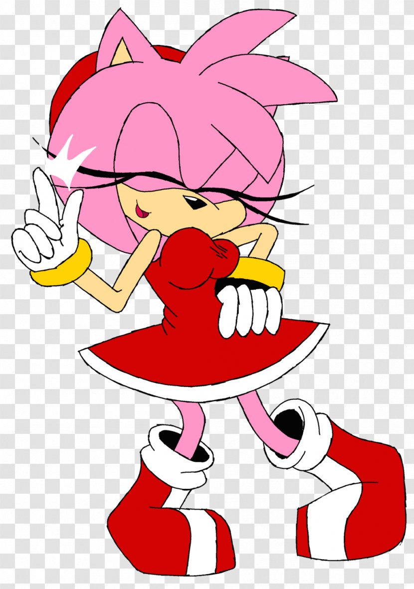 DeviantArt Amy Rose Clip Art - Heart - Finger Snap Transparent PNG