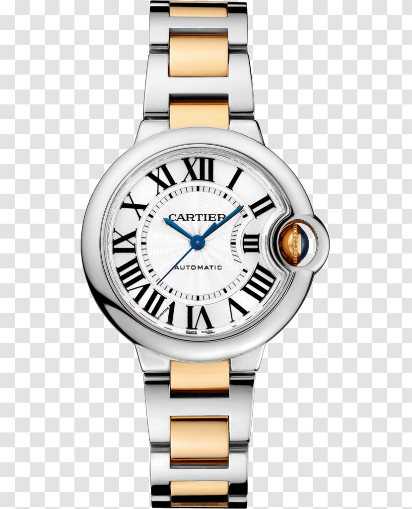 Cartier Ballon Bleu Watch Jewellery Tank - Metal Transparent PNG