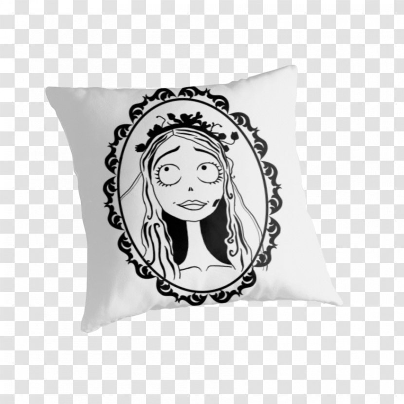 Corpse Bride Throw Pillows Cushion Art Transparent PNG