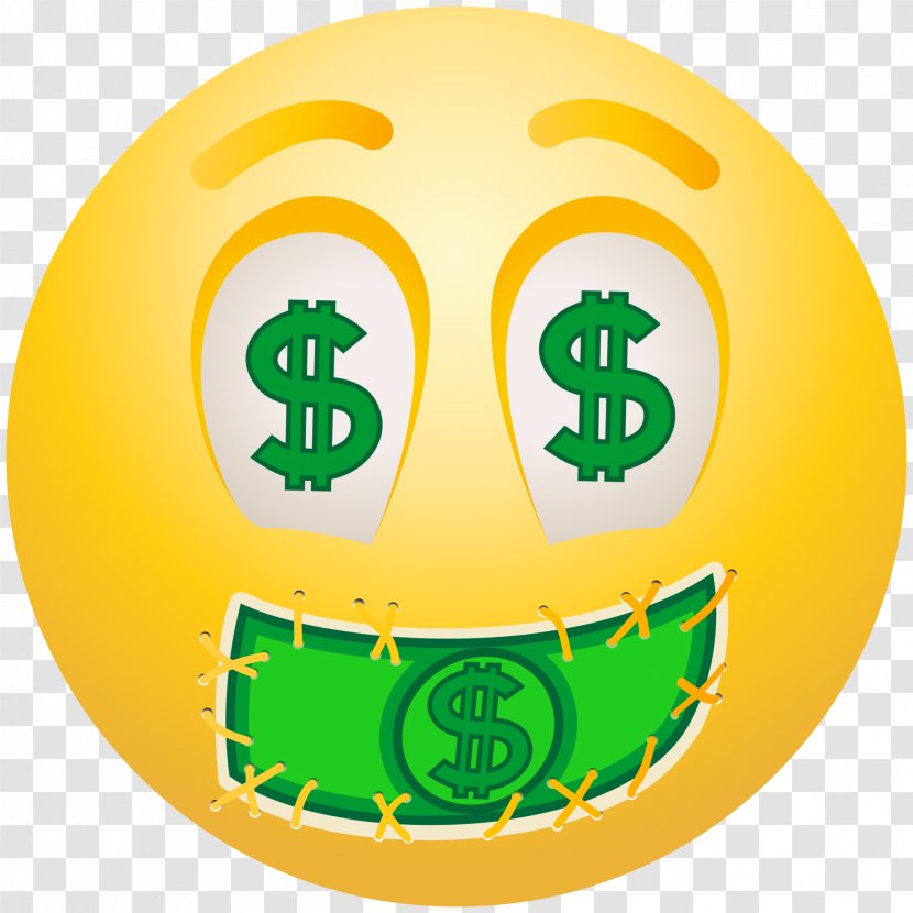 Smiley Emoticon Emoji Clip Art - Dollar Clipart Transparent PNG