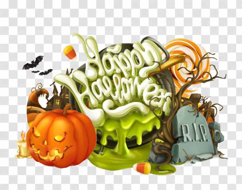 Candy Corn Halloween Jack-o'-lantern Pumpkin - Vegetable - Decorative Pattern Transparent PNG