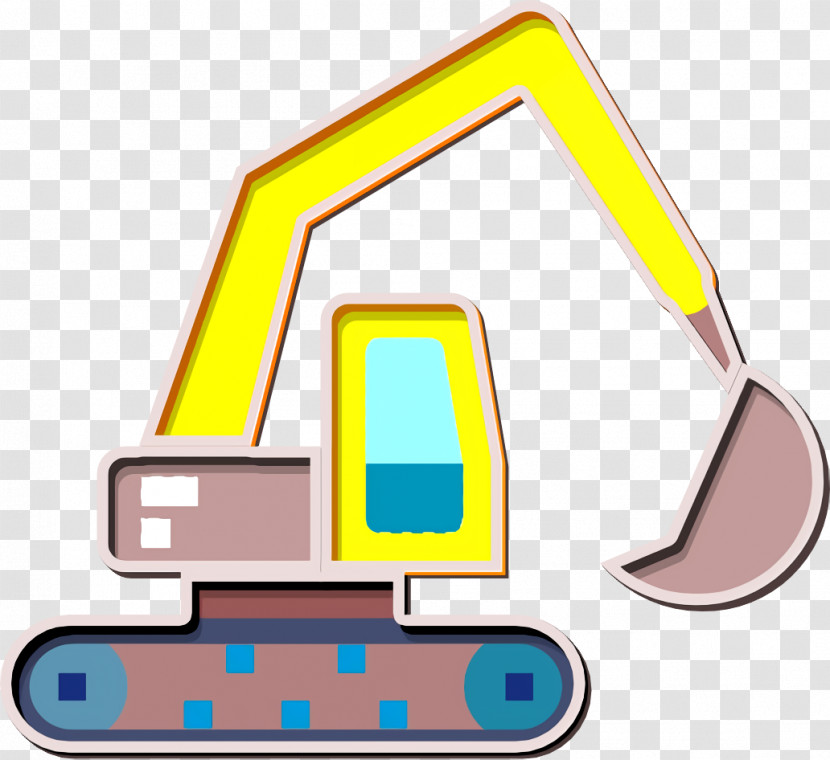 Work Icon Excavator Icon Industry Icon Transparent PNG
