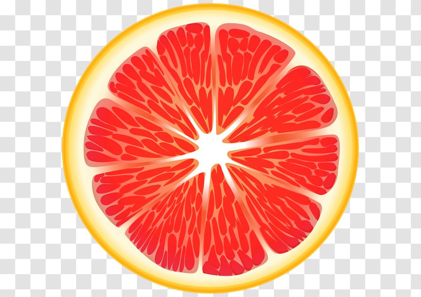 Blood Orange Grapefruit Juice Mandarin Valencia - Slice Transparent PNG