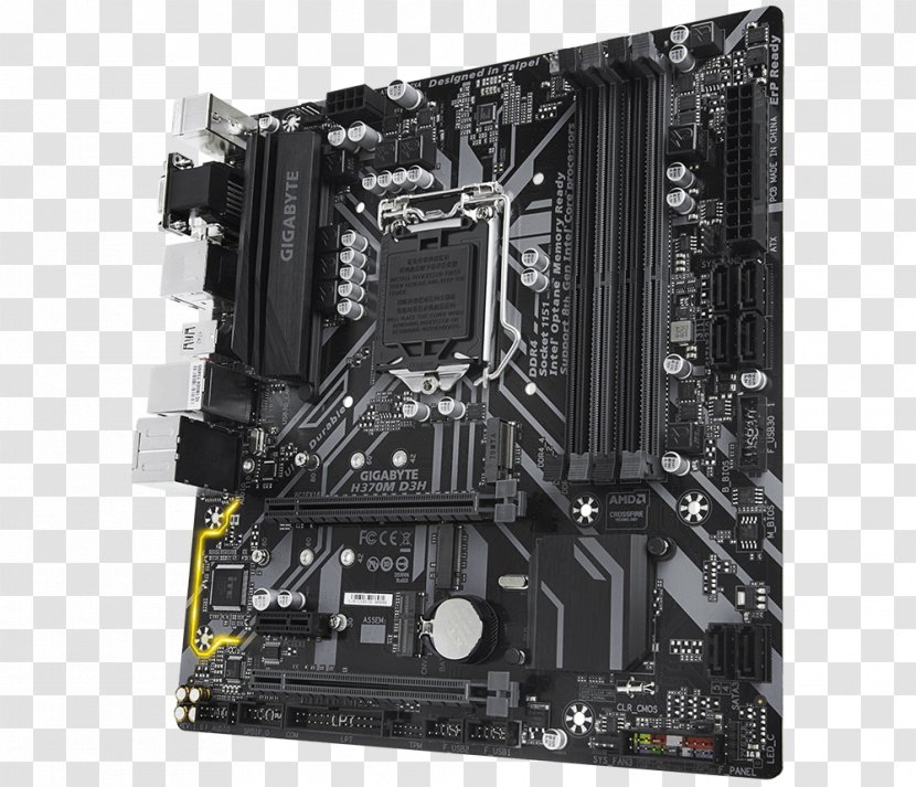 Intel MicroATX LGA 1151 Motherboard Gigabyte Technology - Personal Computer Hardware Transparent PNG