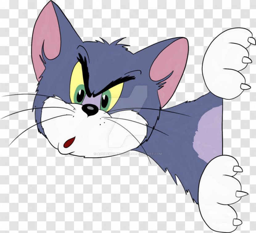 Tom Cat DeviantArt And Jerry - Watercolor Transparent PNG