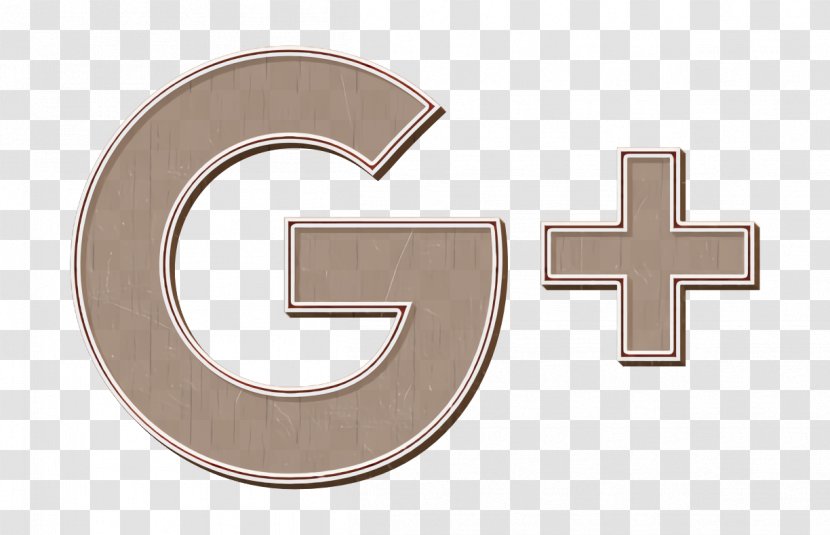Google Icon Googleplus Line - Social - Cross Metal Transparent PNG