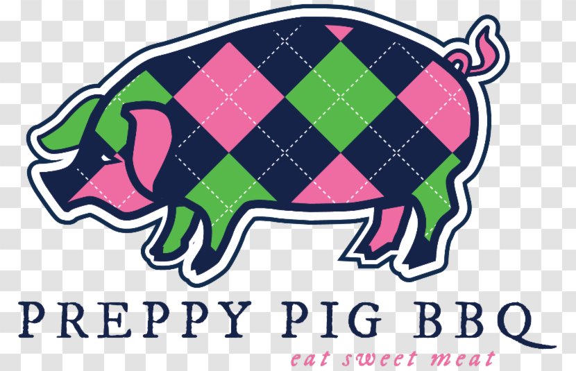 Preppy Pig BBQ The Newport Buzz Barbecue Logo - Bbq Transparent PNG