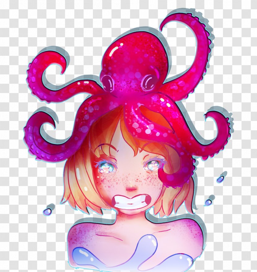 Octopus Cartoon Legendary Creature - Mythical - Spice Girls Transparent PNG