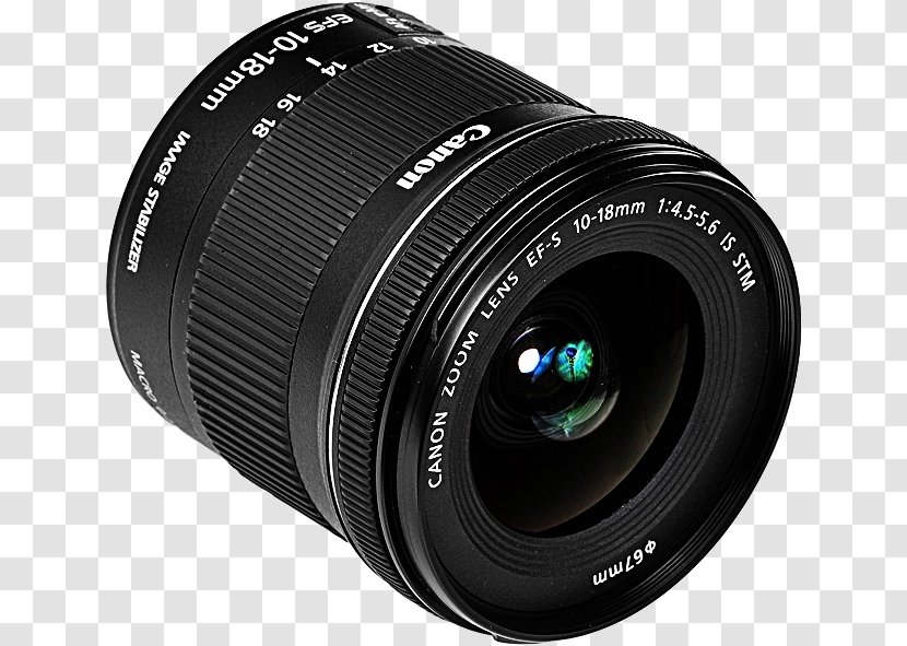 Canon EF Lens Mount EF-S 10–18mm 10-18mm F/4.5-5.6 IS STM Camera - Ef 75 300mm F 4 56 Iii Transparent PNG