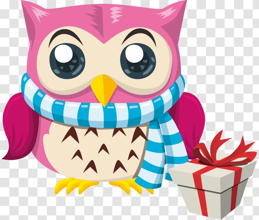 Cartoon Clip Art - Creative Work - Owl Vector Gift Transparent PNG