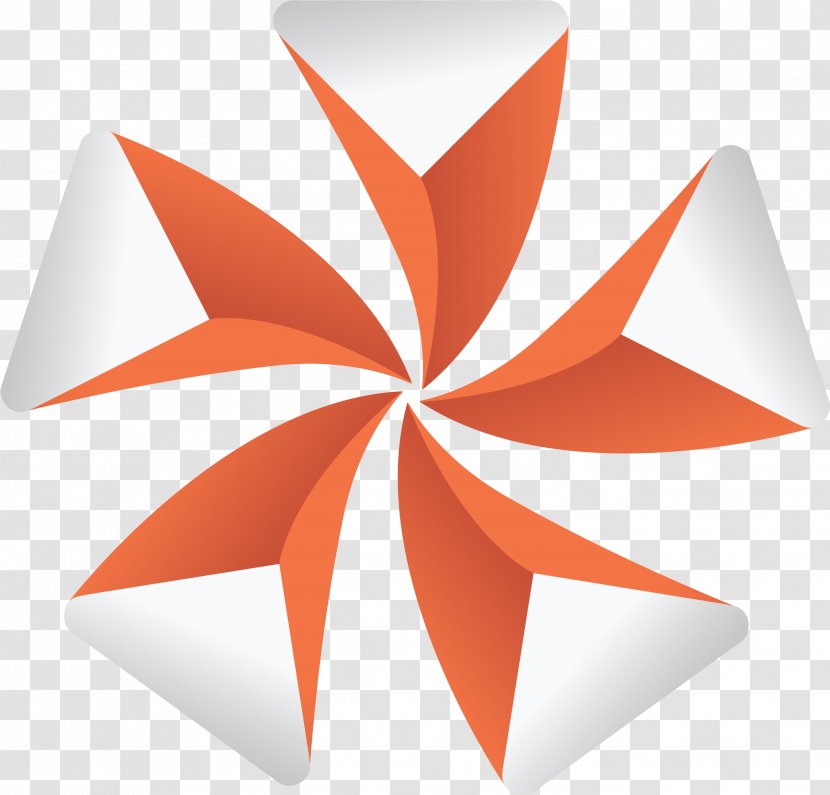Orange - Origami - Art Paper Logo Transparent PNG