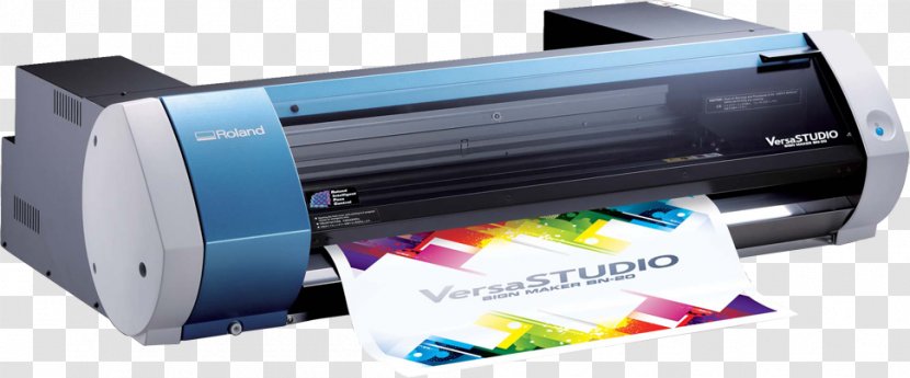 Roland Corporation Printing Plotter Wide-format Printer Transparent PNG