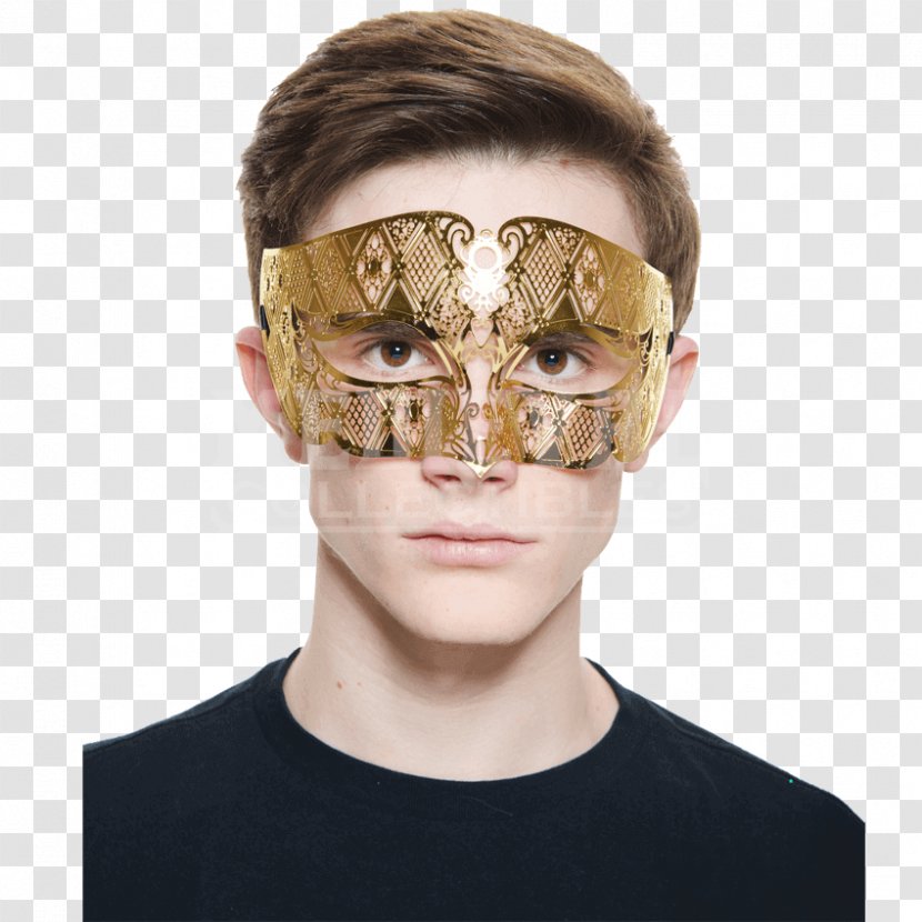 Mask Gold Silver Filigree SSENSE - Costume Transparent PNG