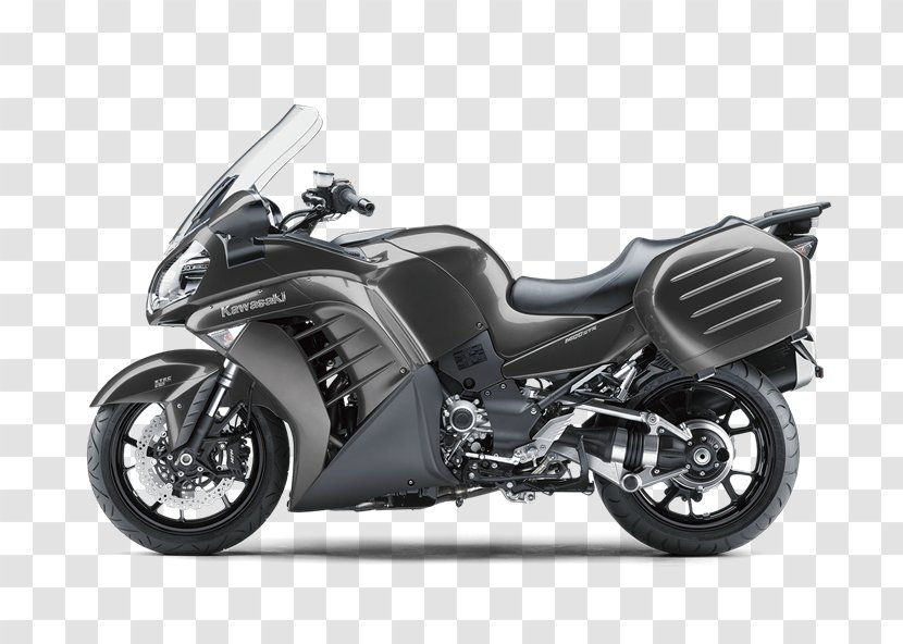 Kawasaki Ninja ZX-14 1400GTR Motorcycles Concours - Touring Motorcycle Transparent PNG