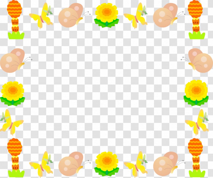 Flower Clip Art - Petal - Spring Frame Transparent PNG