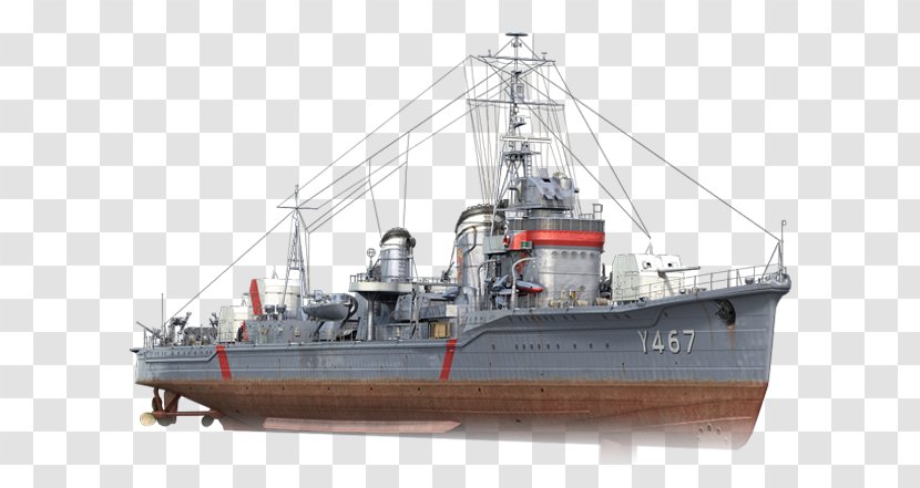 World Of Warships The Influence Sea Power Upon History Shiratsuyu-class Destroyer - Minesweeper - Ship Transparent PNG
